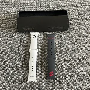 NWT in box peloton watch bands! Black and white fit a 38/40 mm Apple Watch.
